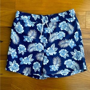 Janie&Jack Swim Trunks Boys Kids Navy Blue, Size 8 US Boy